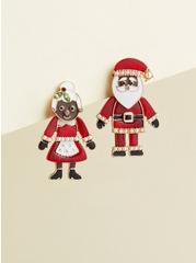 Mrs & Mr Claus Earring, COLOR 2, hi-res