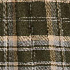 Lizzie Button-Up Shirt, SOFT PLAID DEEP DEPTHS, swatch