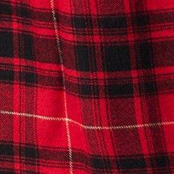 Lizzie Button-Up Shirt, BLEACHED PLAID JESTER RED, swatch