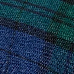 Lizzie Brushed Flannel Shirt, SAB PLAID BLUE, swatch