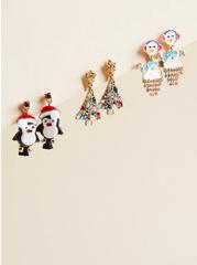 Plus Size Holiday Drop Earring Set, , hi-res