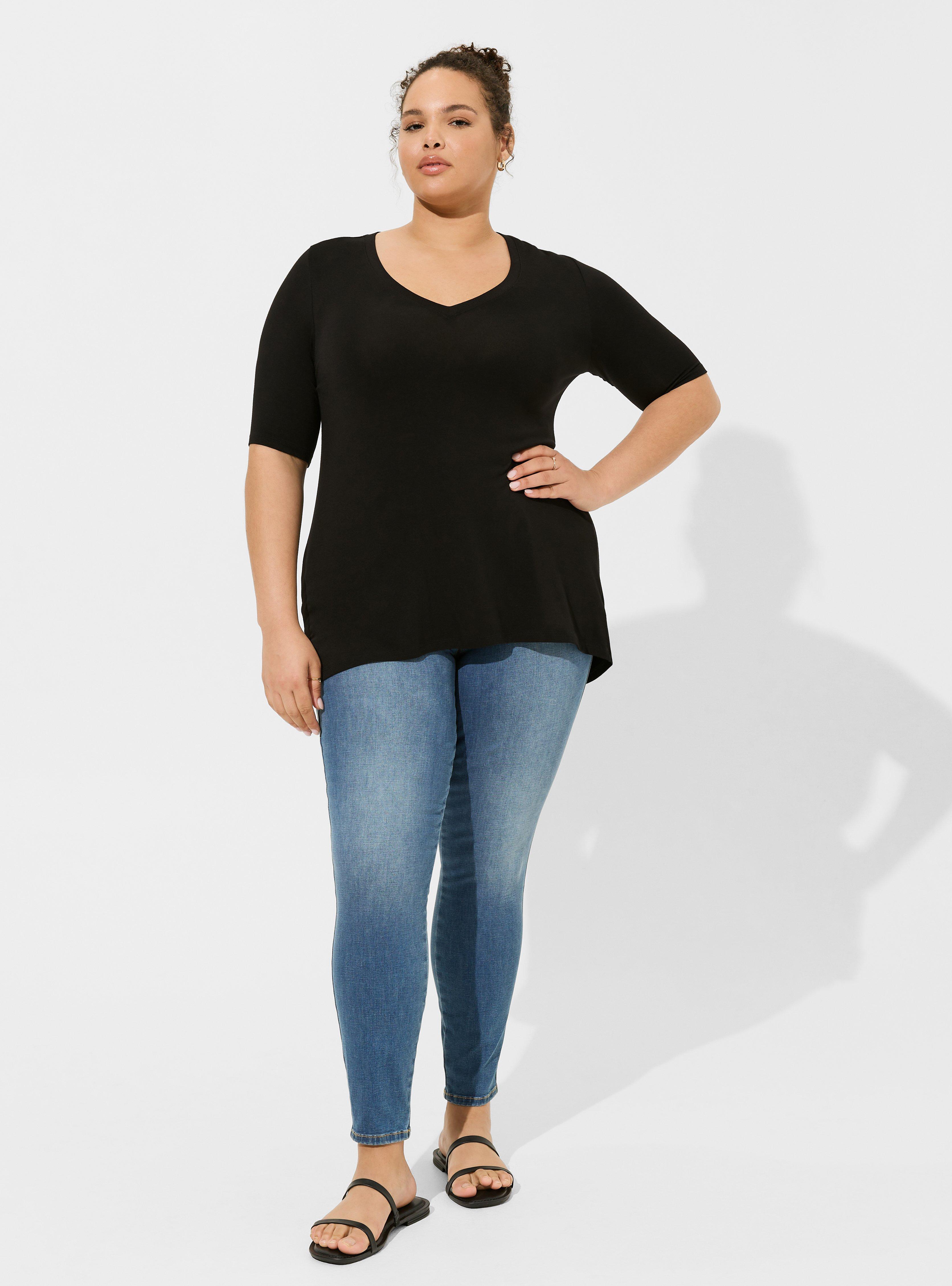 Favorite Tunic Super Soft V-Neck Hi-Low Tee