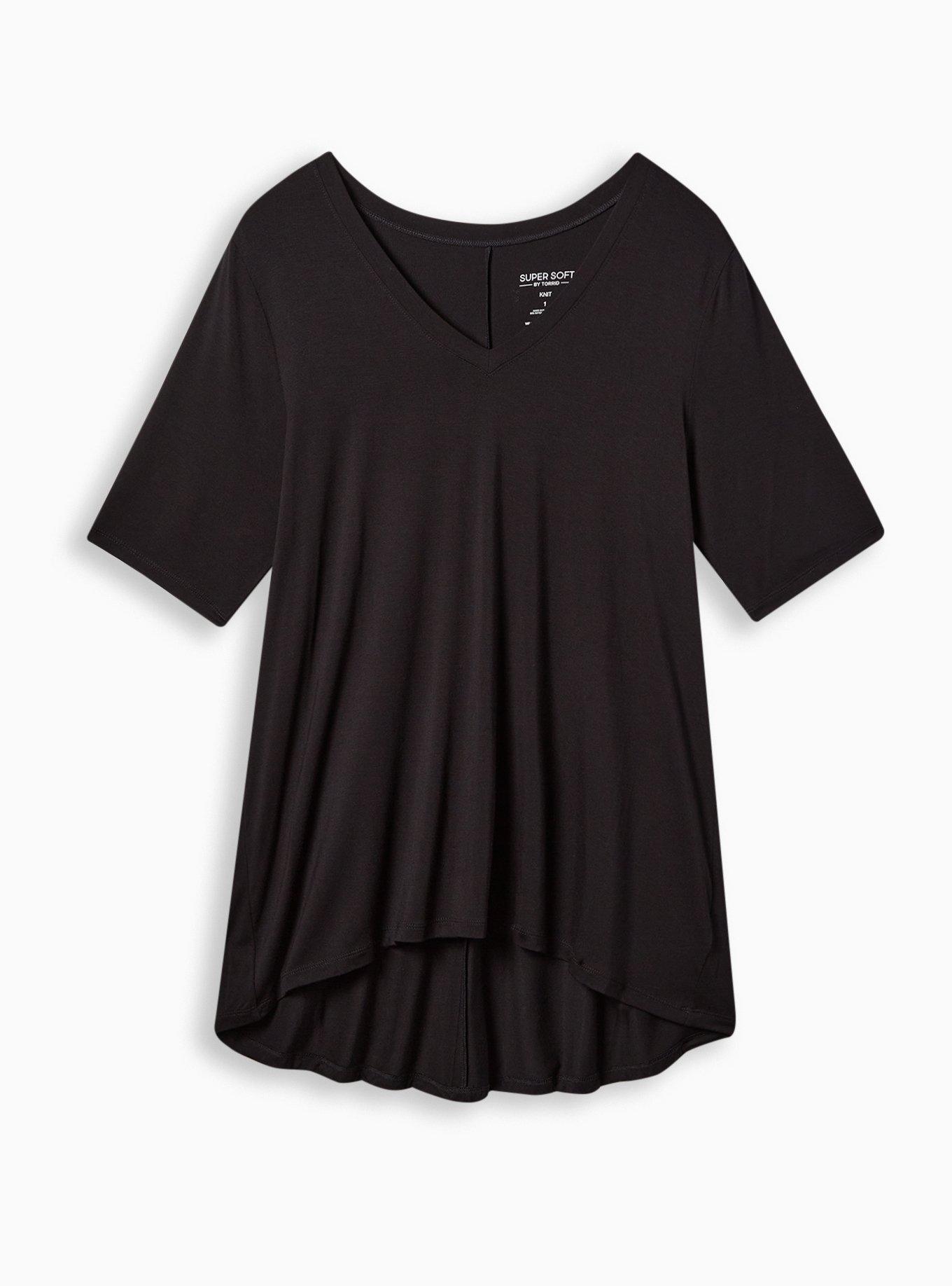 Favorite Tunic Super Soft V-Neck Hi-Low Tee