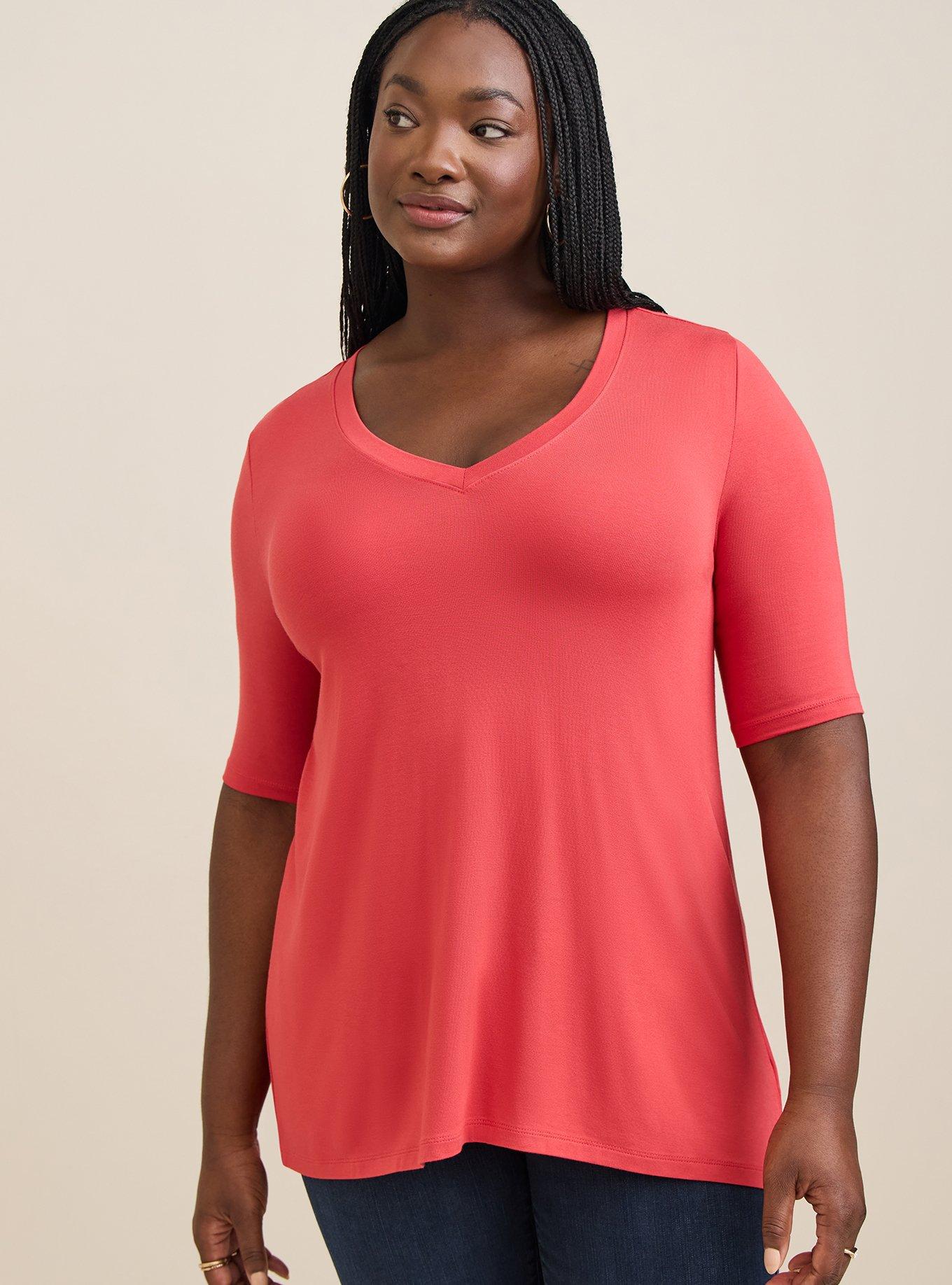 Plus Size - Favorite Tunic Super Soft V-Neck Tunic Tank - Torrid