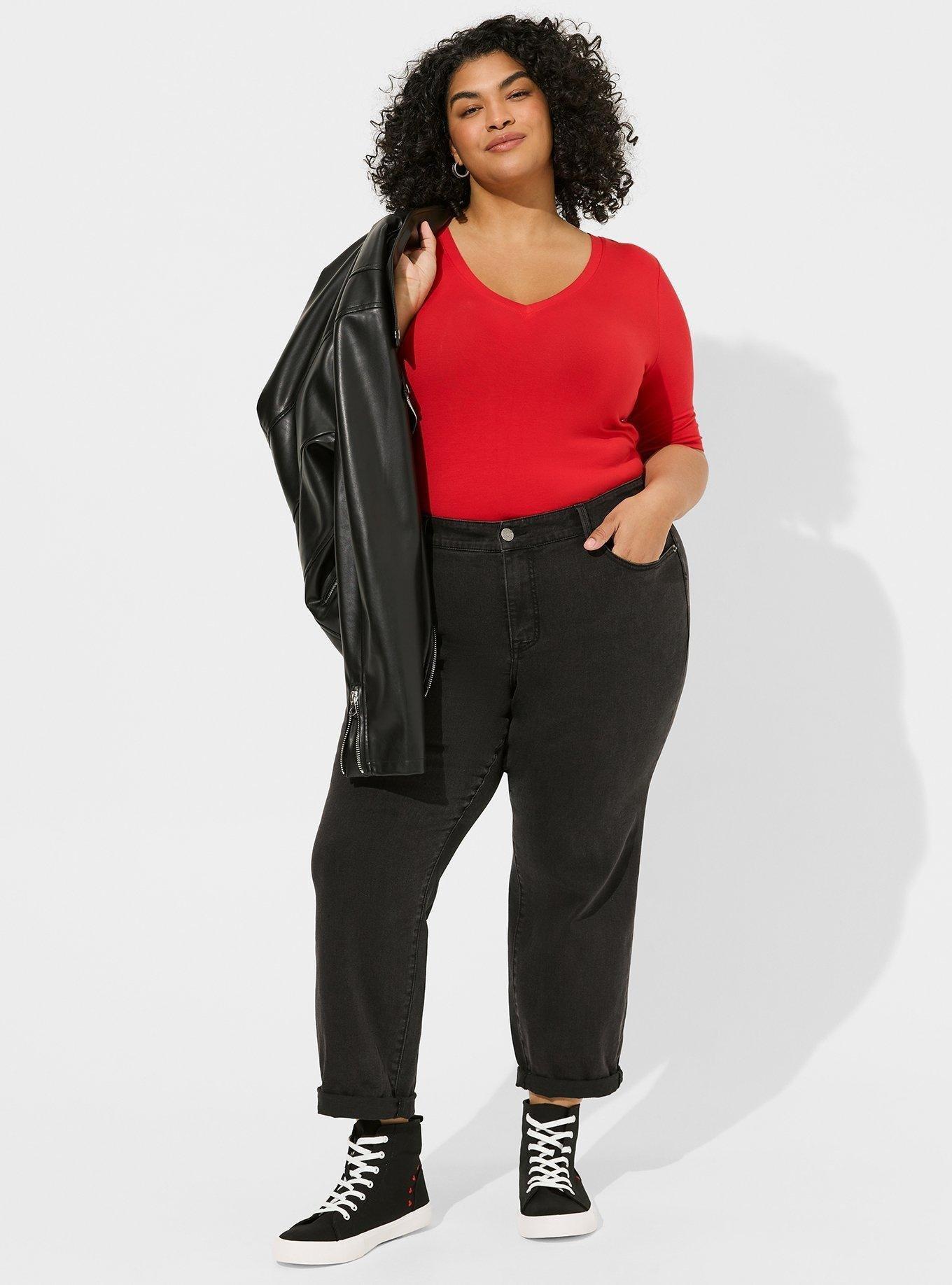 Plus Size - Super Soft V-Neck Tunic Tee - Torrid