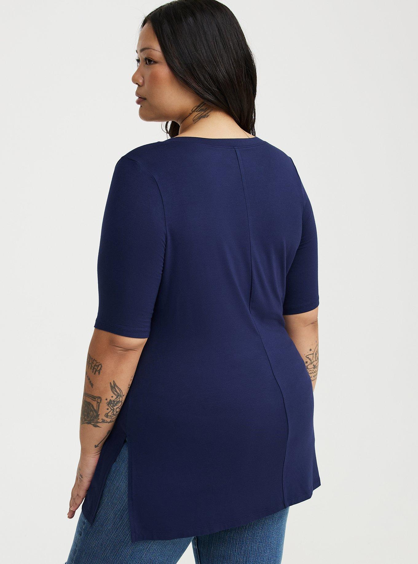 Favorite Tunic Super Soft V-Neck Tee