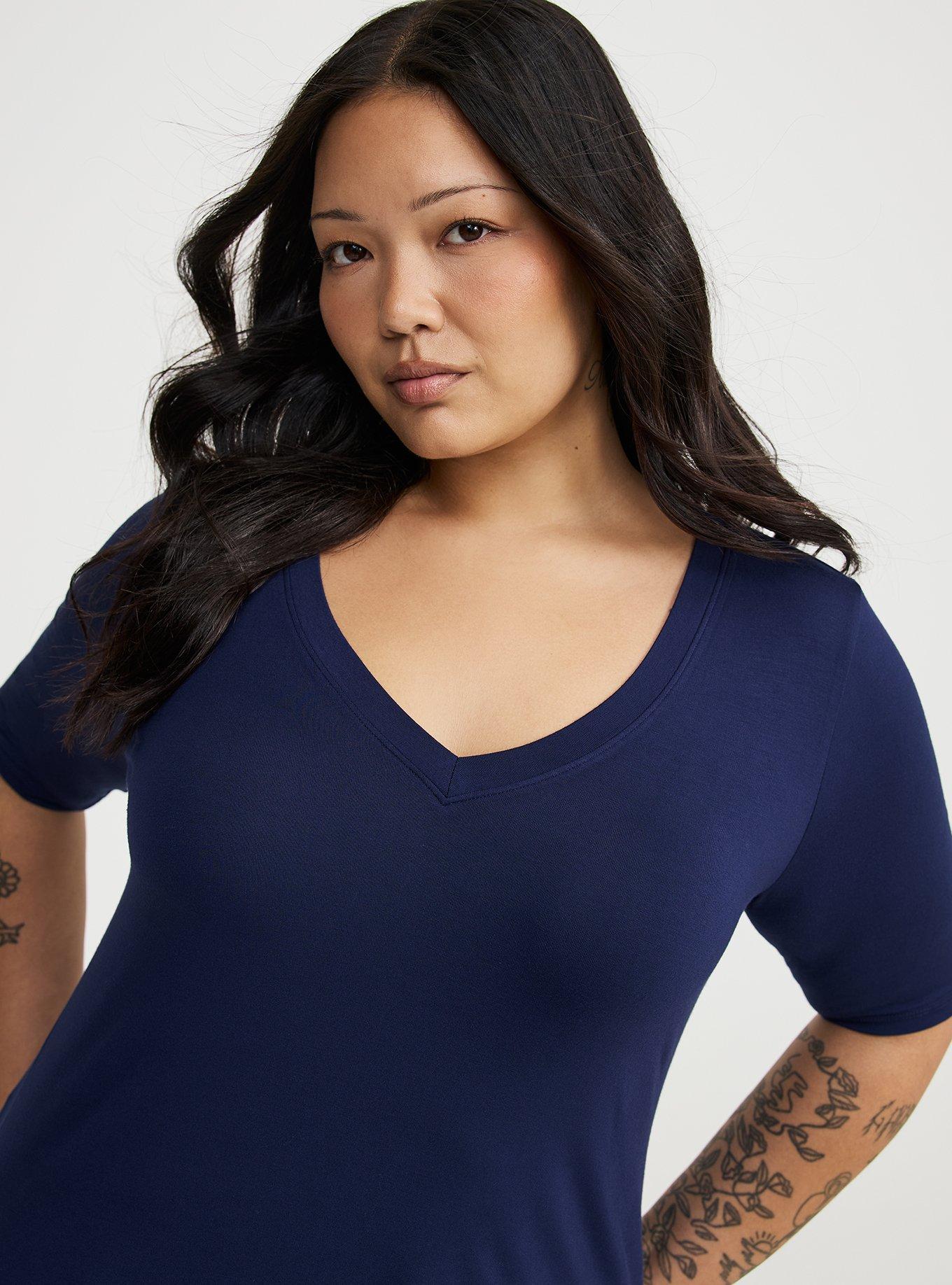 Favorite Tunic Super Soft V-Neck Tee