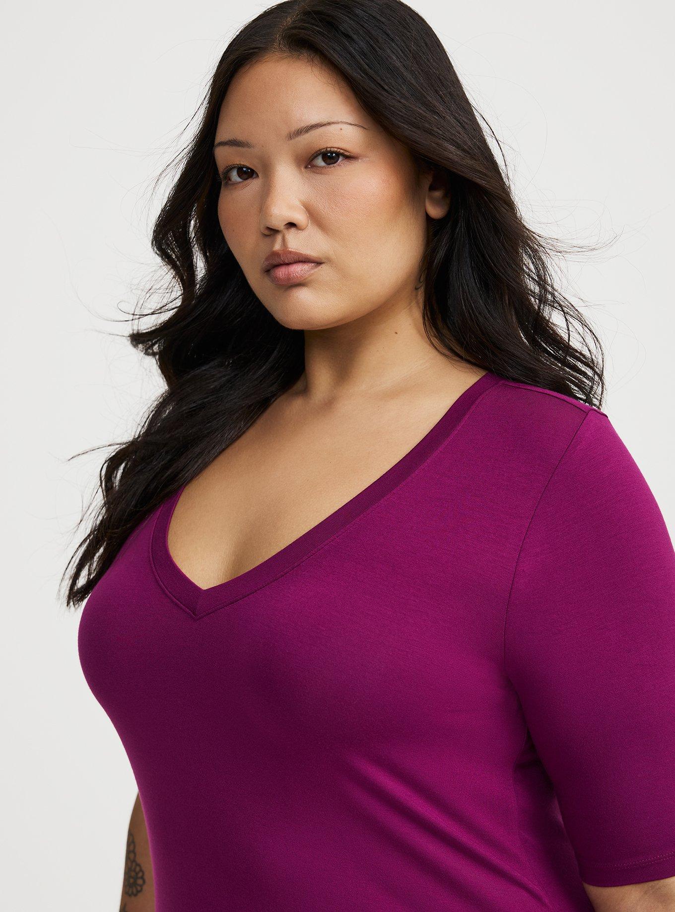 Favorite Tunic Super Soft V-Neck Tee