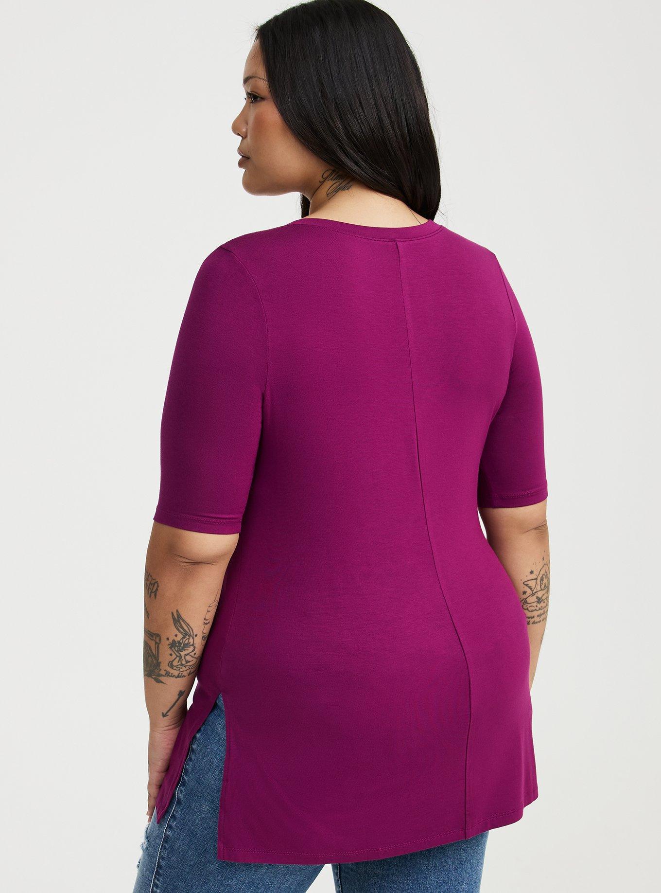 Favorite Tunic Super Soft V-Neck Tee