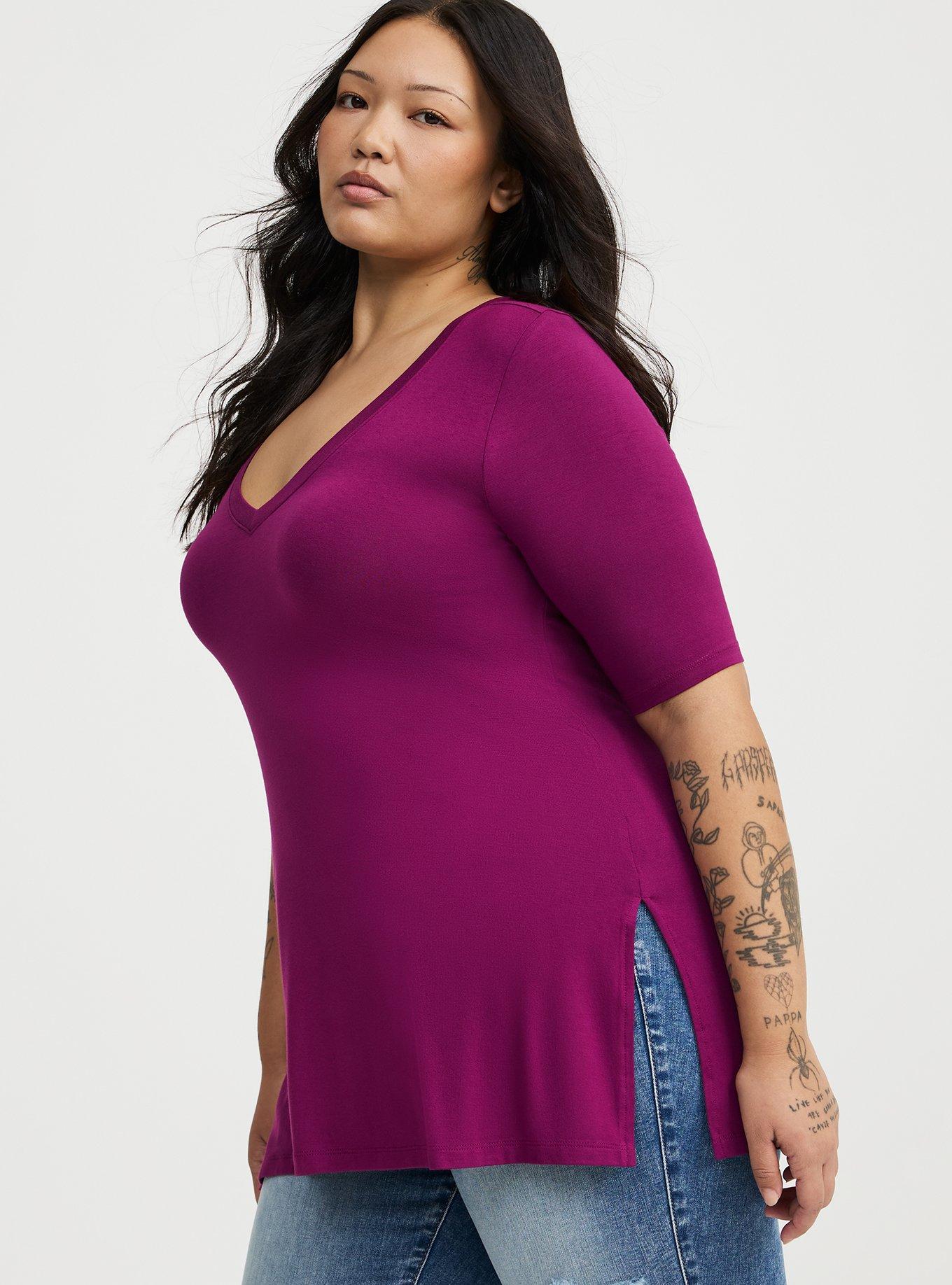 Favorite Tunic Super Soft V-Neck Tee