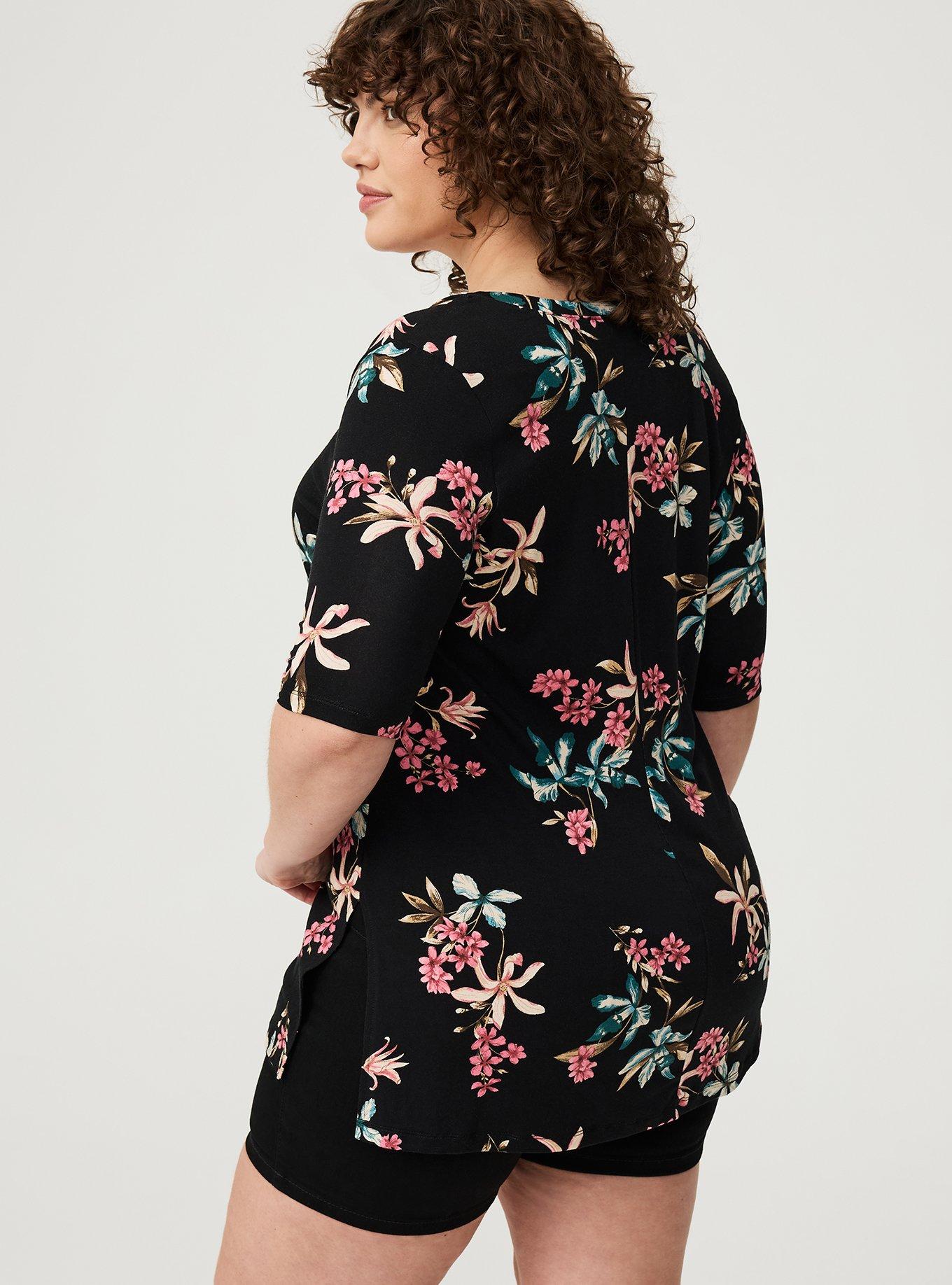 Favorite V-Neck Super Soft Jersey Tunic Tee
