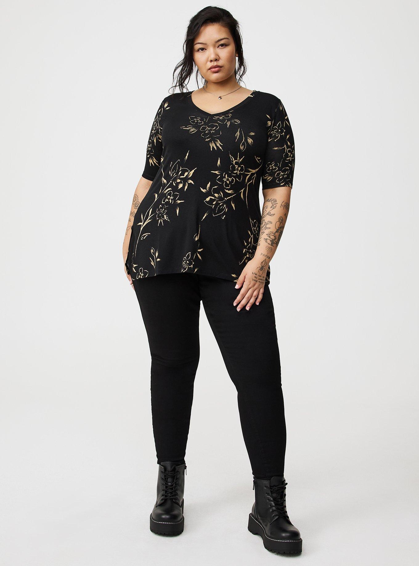 Super Soft V-Neck Tunic Tee