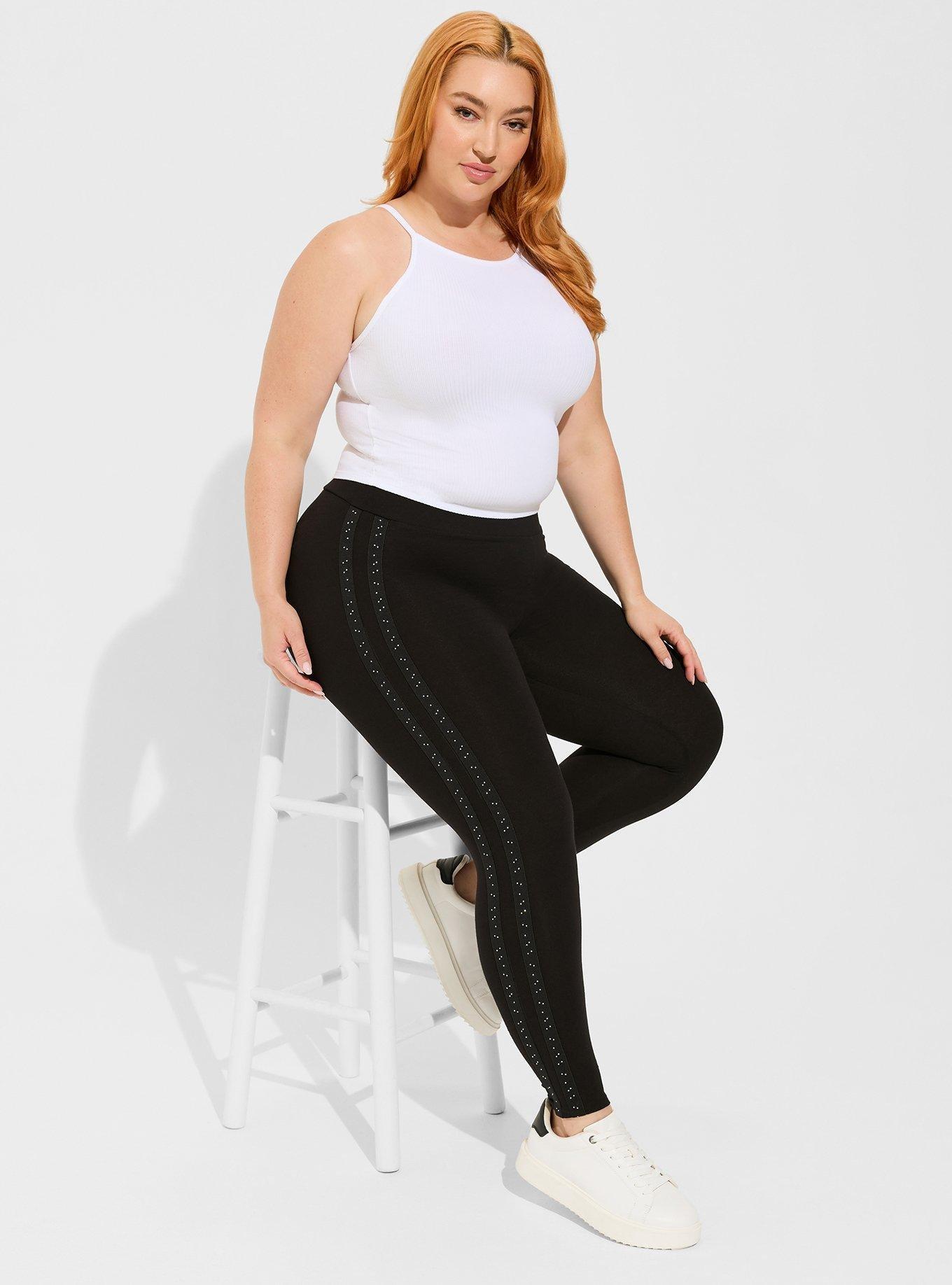 Plus Size - Full Length Signature Side Mesh Legging - Torrid