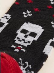 Holiday Skull Socks 5 pack , MULTI, alternate
