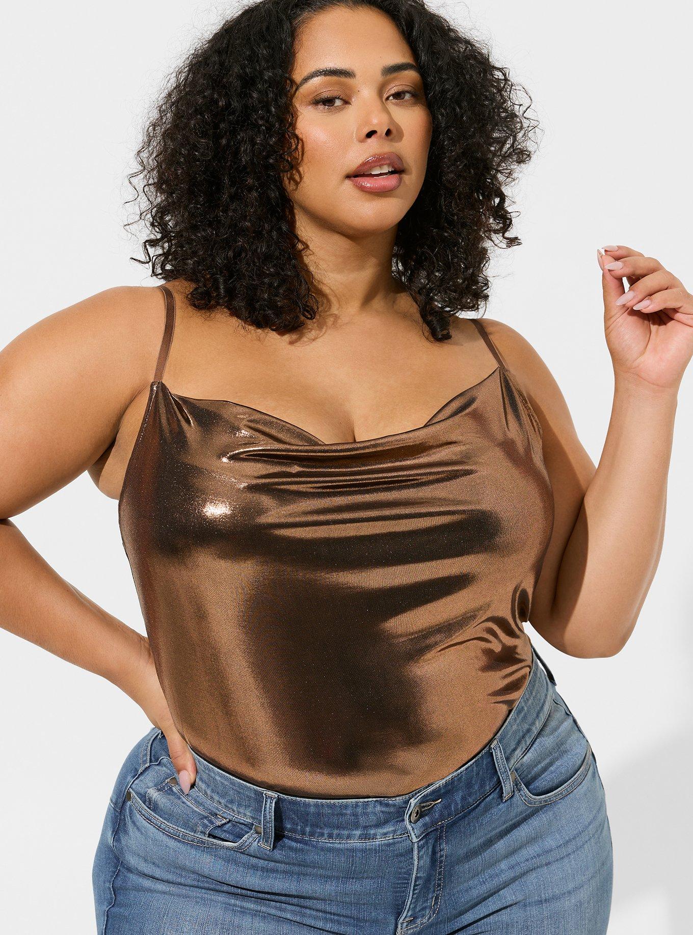 AVENUE | Women's Plus Size Fashion Balconette Bra - bronze - 50D