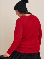 Tinsel Pullover Crew Neck Sweater, NONEC, alternate