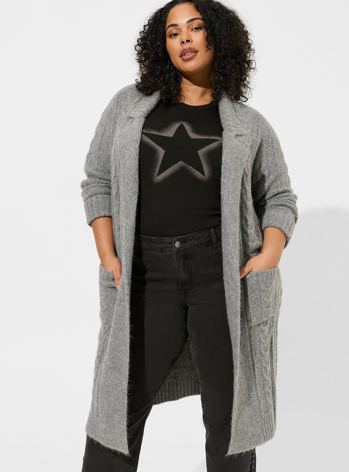 Plus Size - Chunky Duster Sweater - Torrid