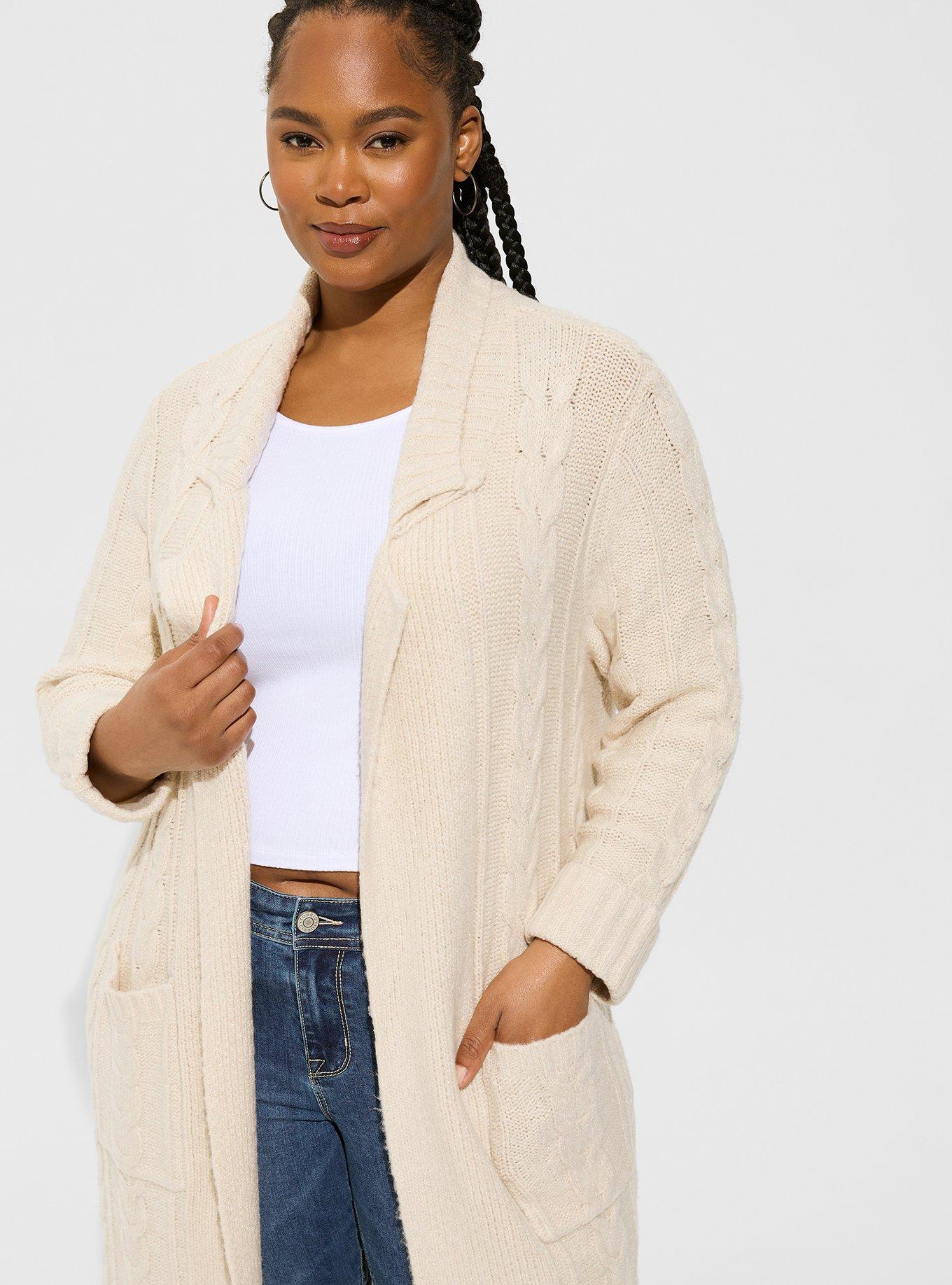 Plus Size - Chunky Duster Sweater - Torrid