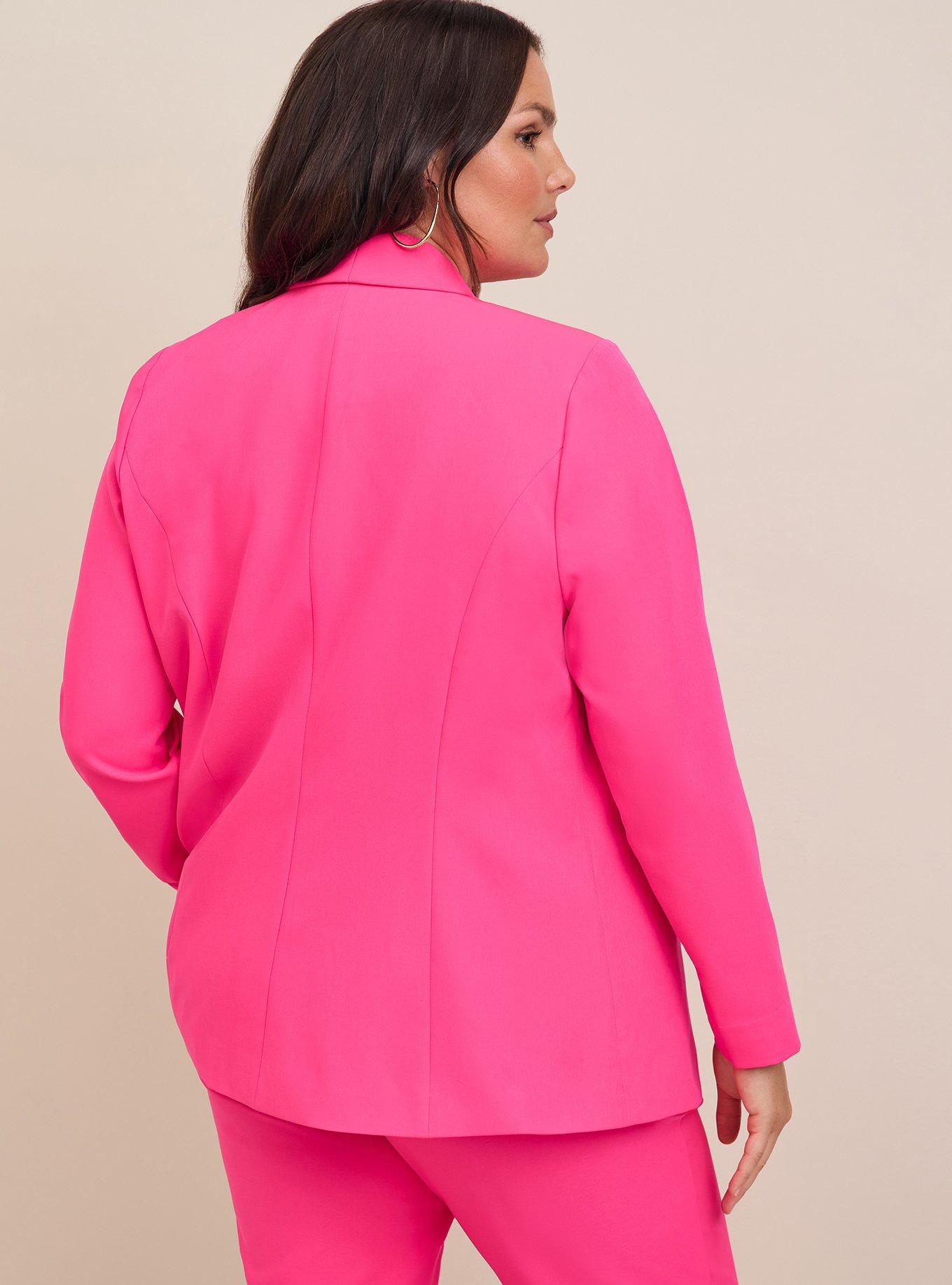 Plus Size Studio Refined Crepe Shawl Collar Blazer Torrid