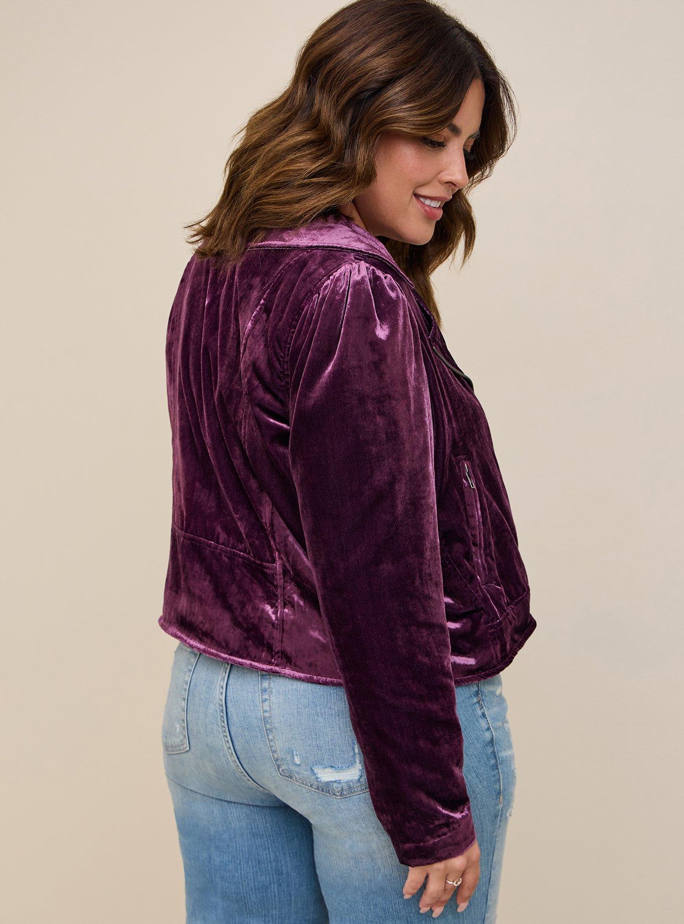 Torrid 2025 velvet jacket