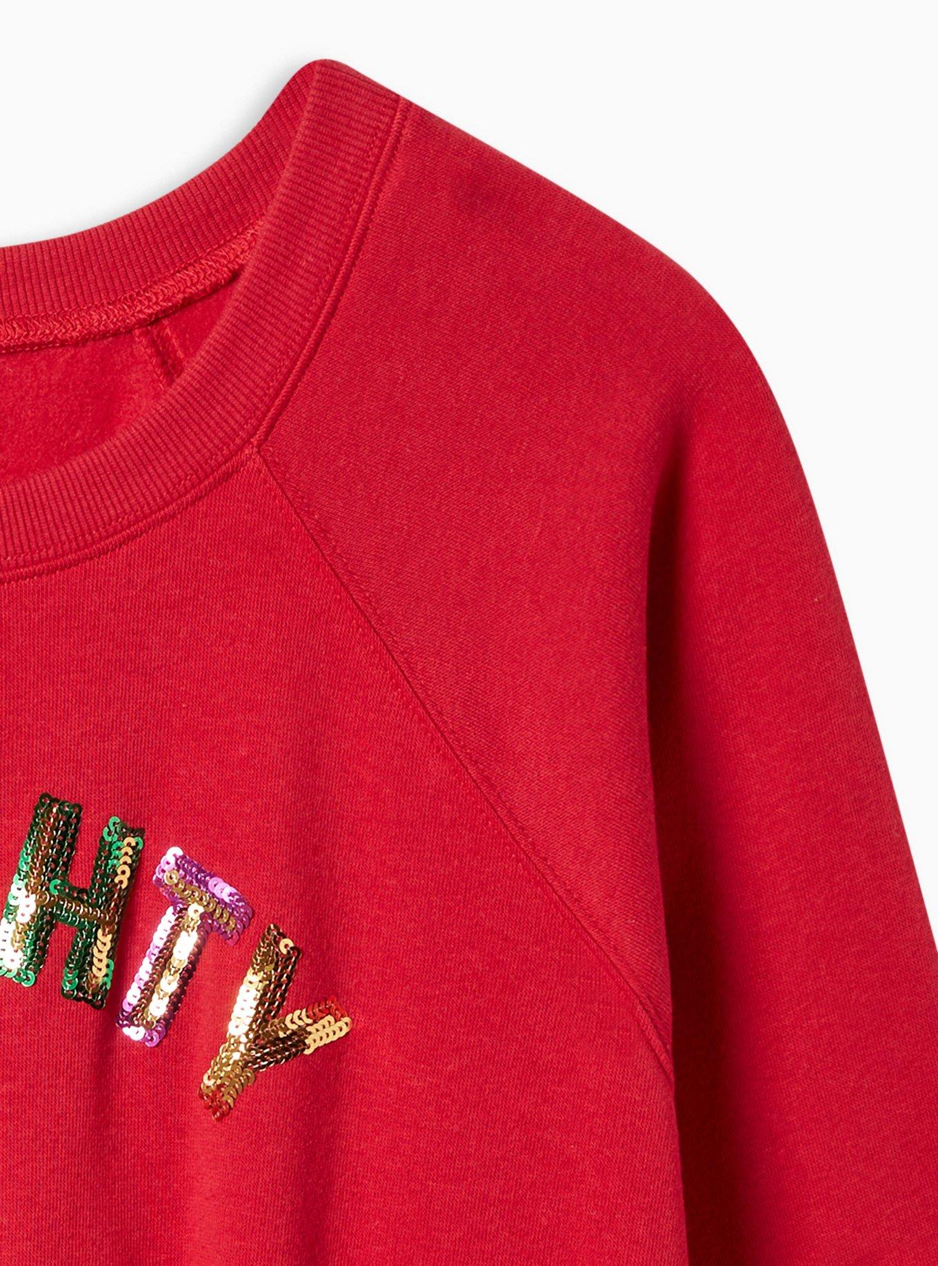 Naughty nice clearance sequin sweater