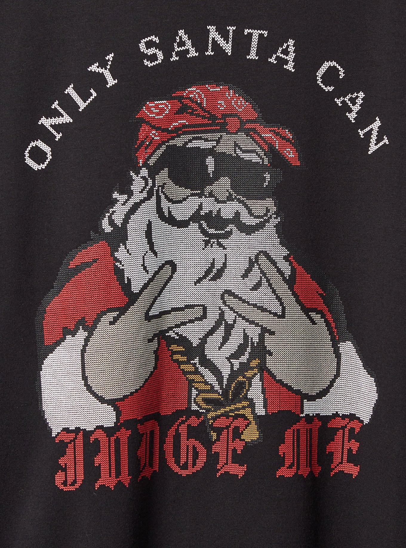 Only santa can hot sale judge me sweater