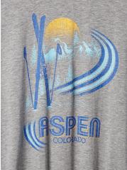 Aspen Classic Fit Super Soft Slub Crew Neck Long Sleeve Tee, HEATHER GREY, alternate