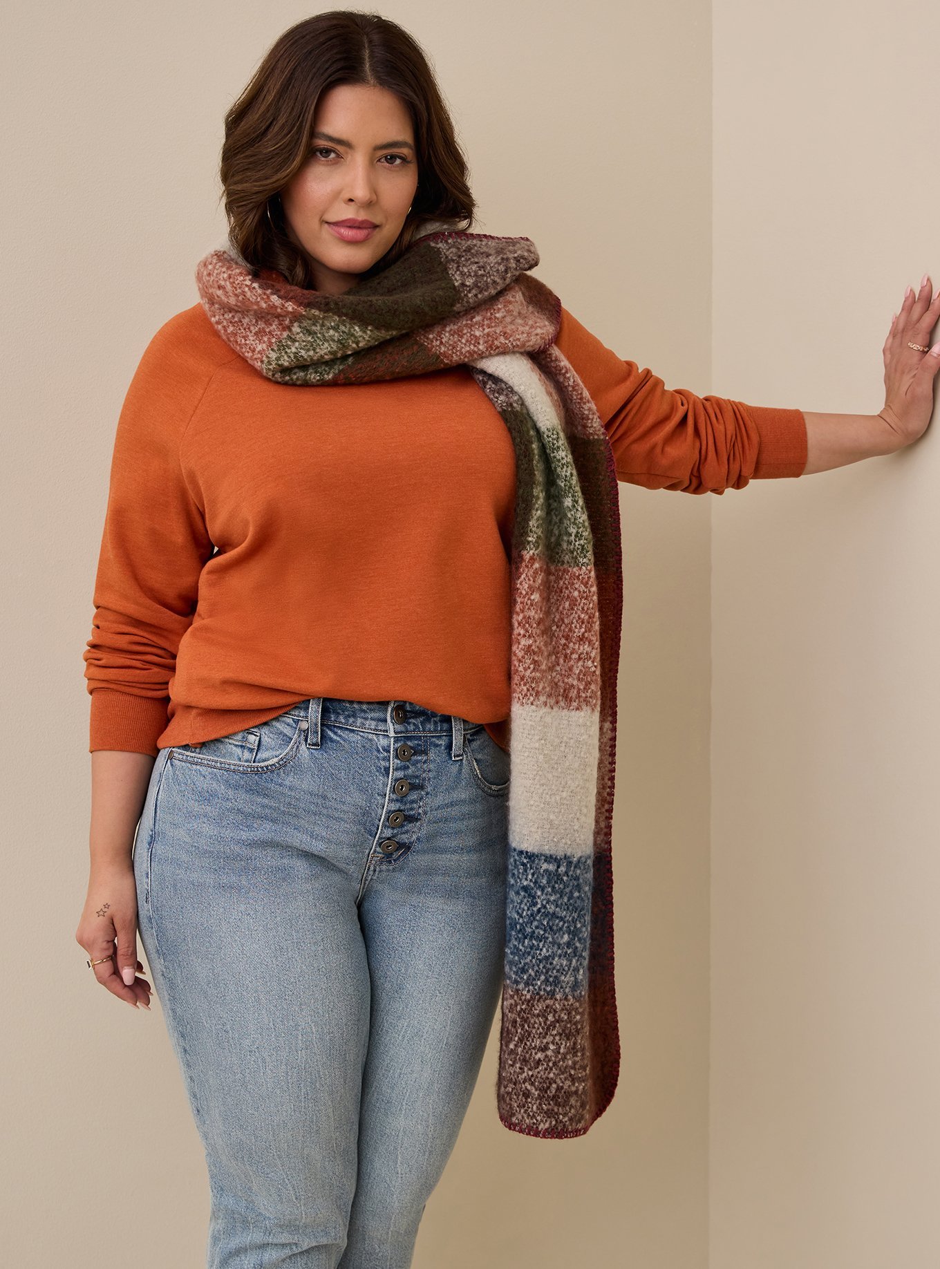 Plus Size - Multi Colored Scarf - Torrid