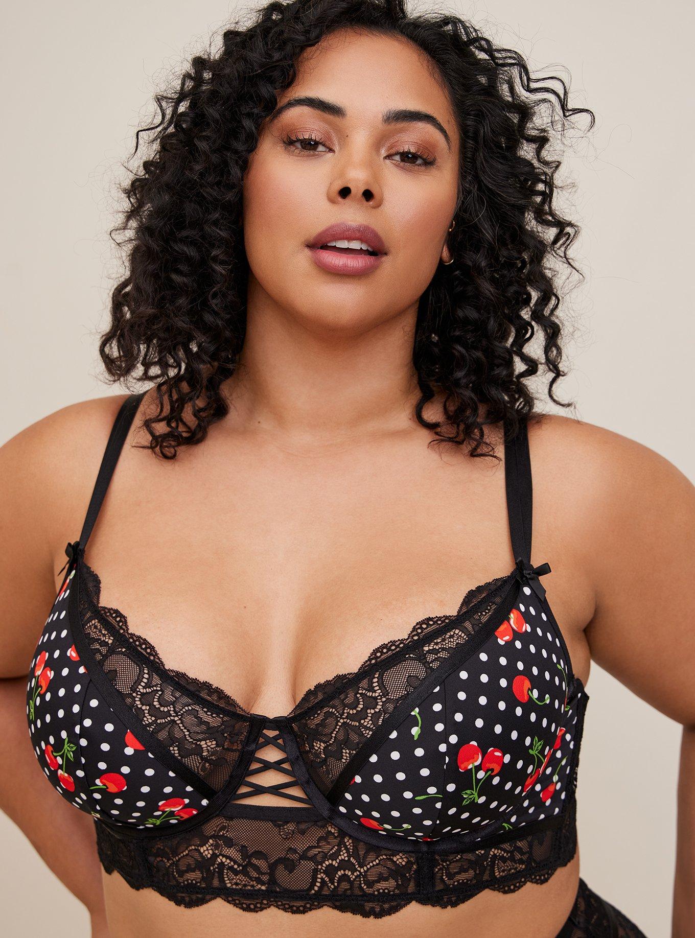 Beija Modal Mix Fabric Non Wired Soft Cup Bralette Bigger Cup