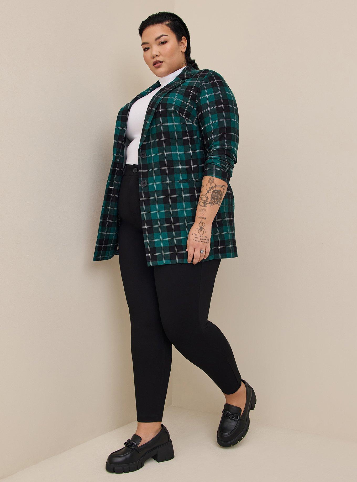 Torrid x Outlander Plus Size 6X Green Tartan Plaid Fit & Flare