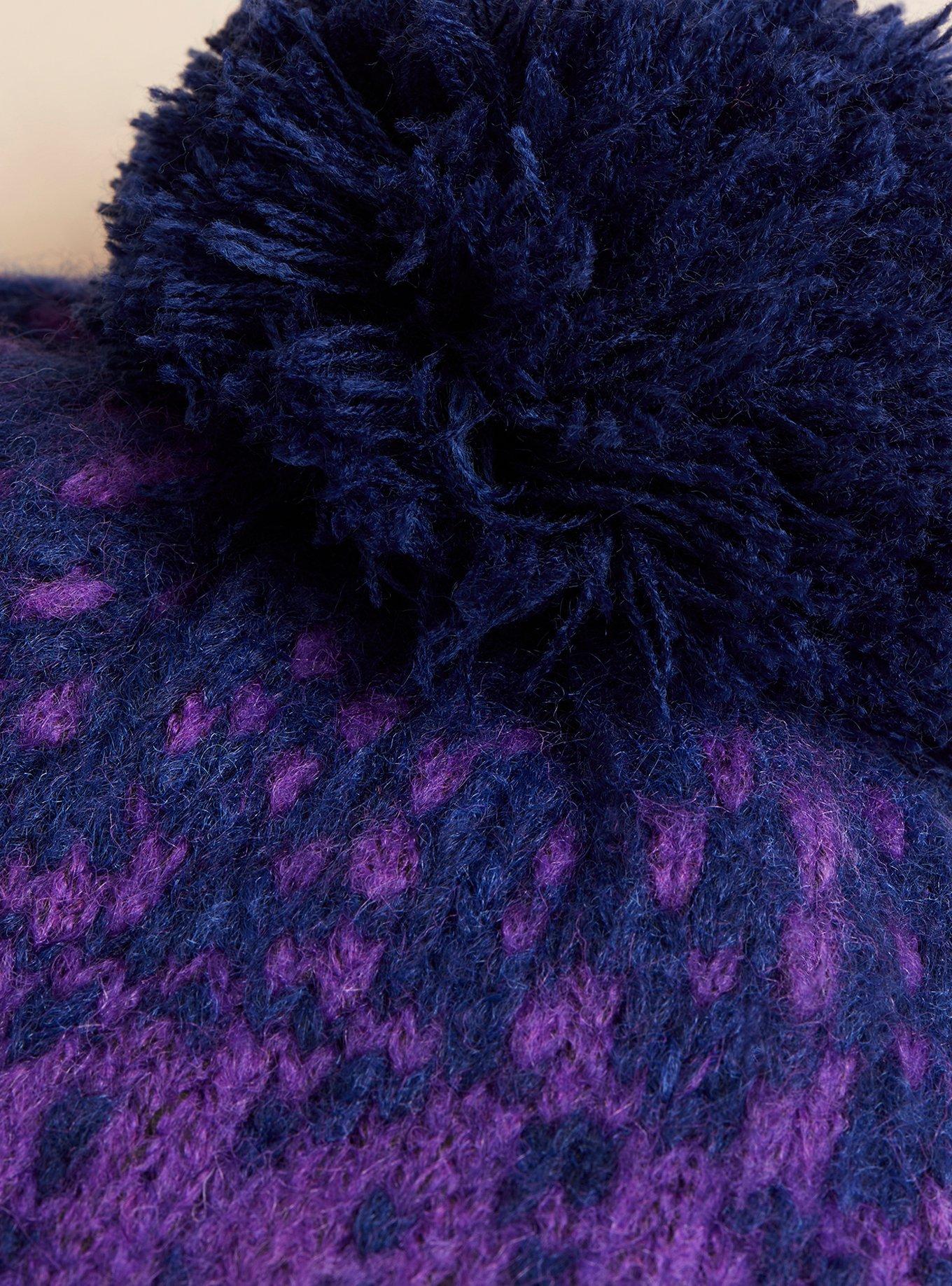 Plus Size Pom Beanie, , alternate