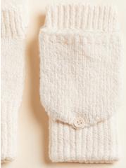 Cable Knit Glove, IVORY, alternate