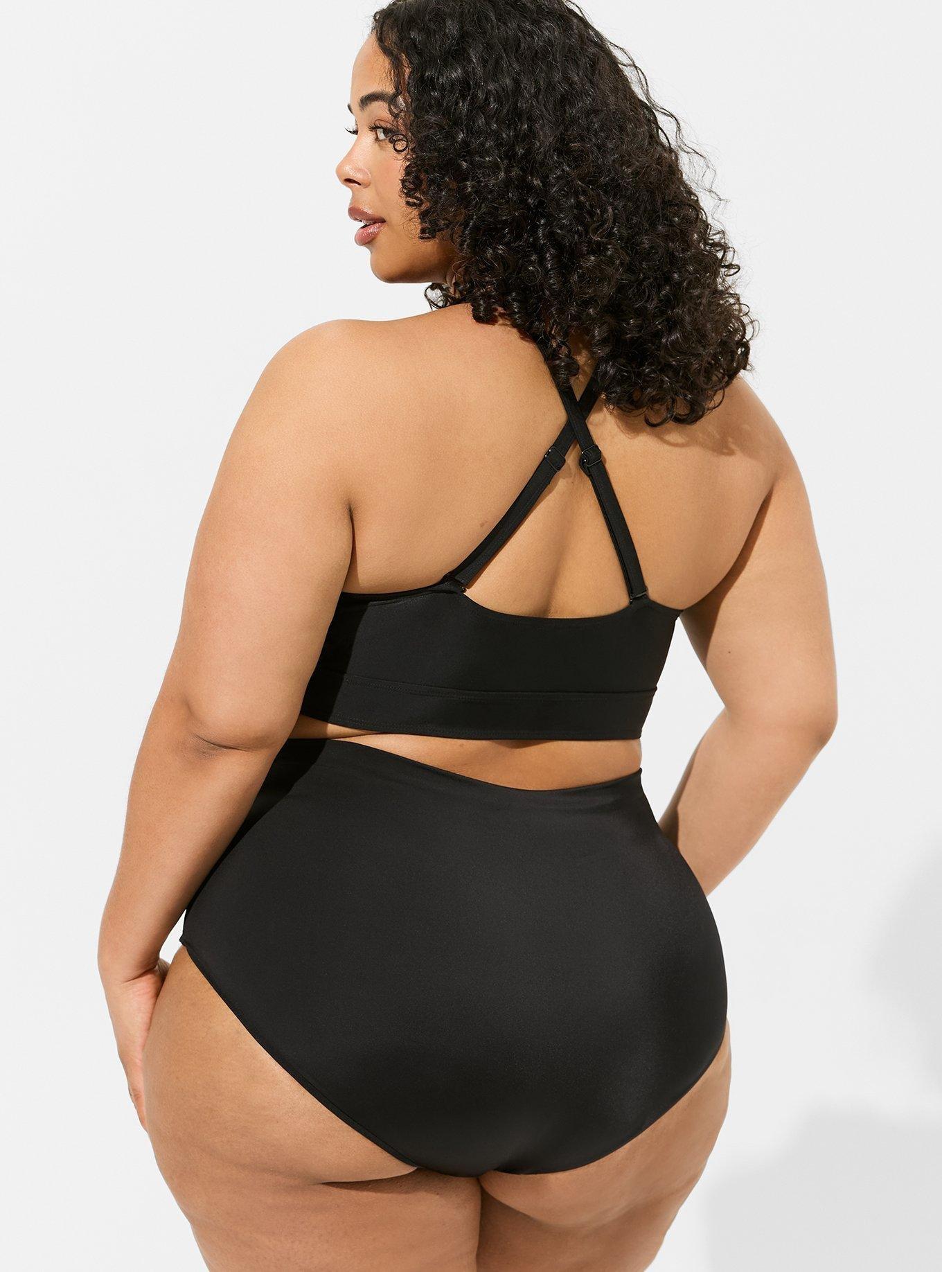 High Waist Smooth Swim Bottom