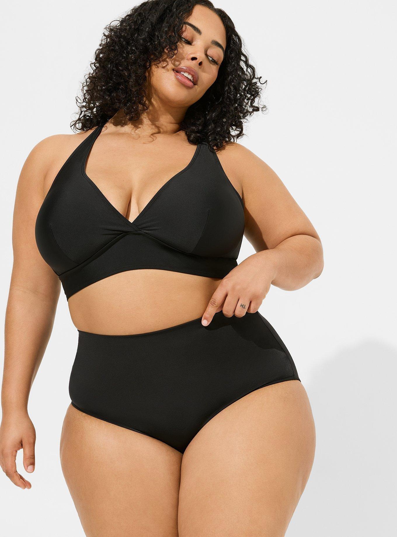 Torrid high store waisted swim bottoms