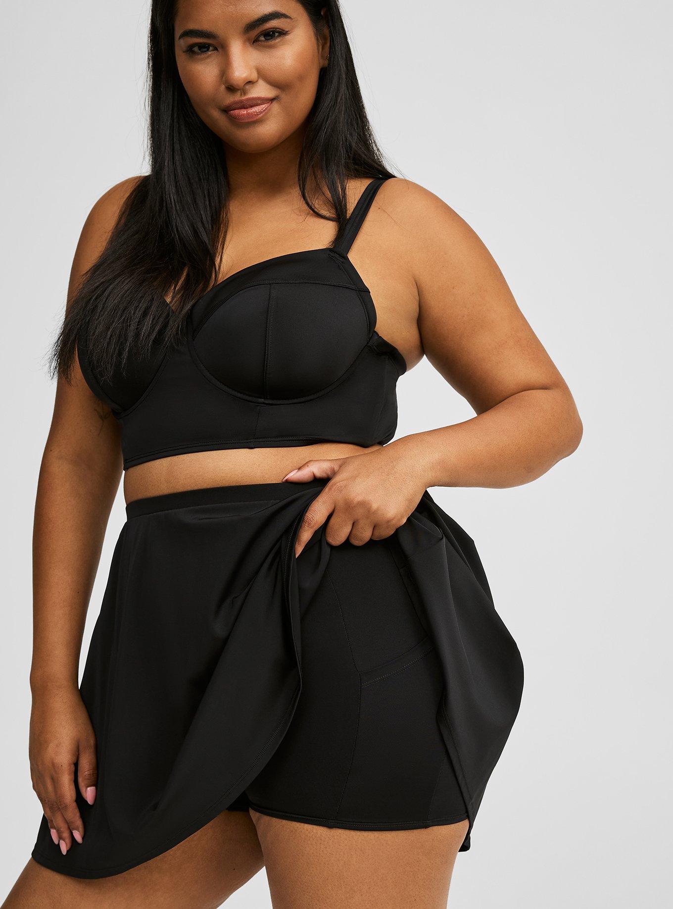 Plus Size - Swim Skirt With Pocket Shorts - Torrid