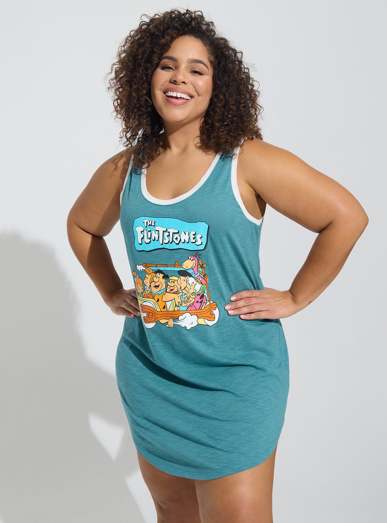 Plus size sleeveless sleep shirt sale