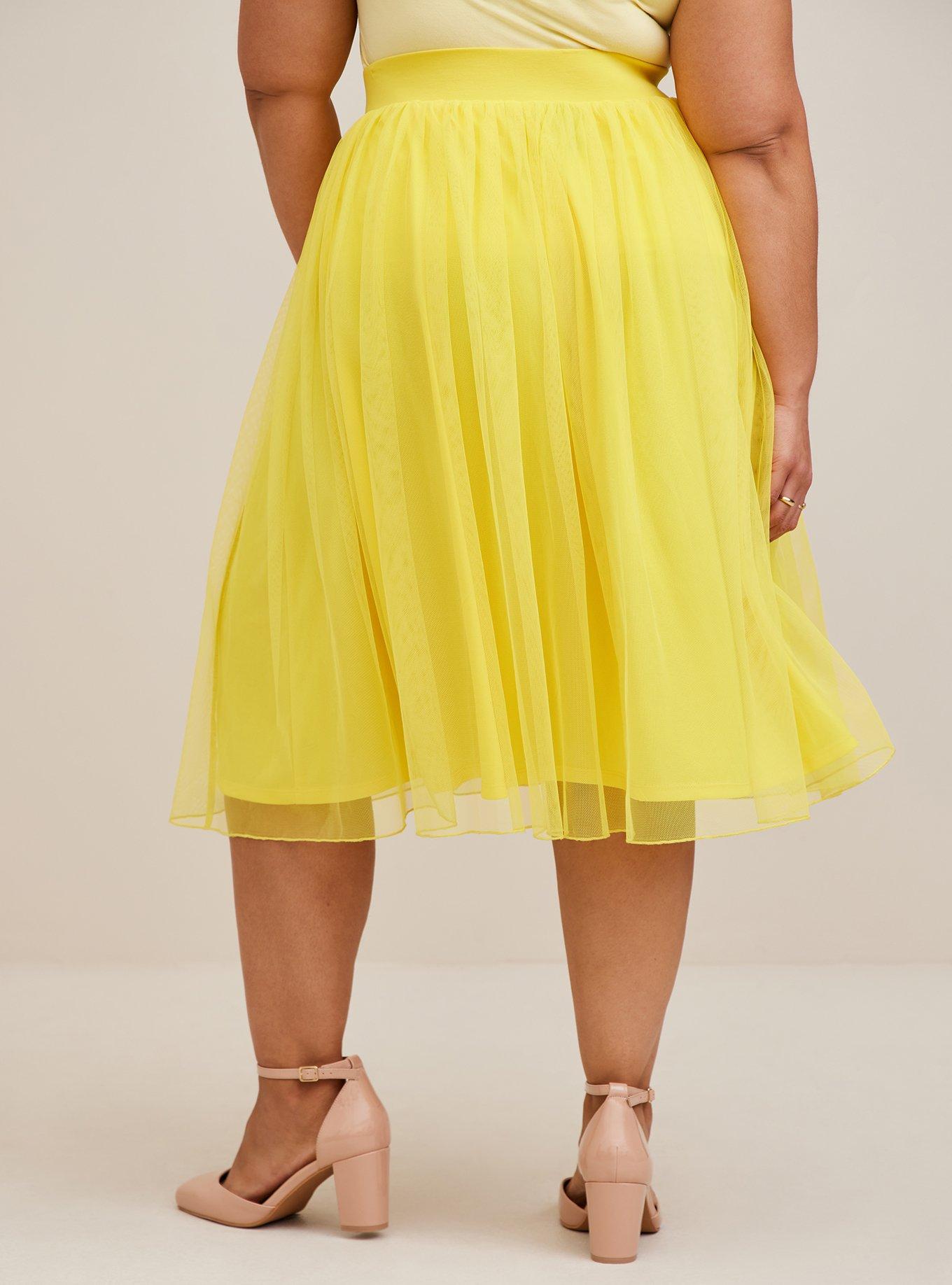 Plus Size Disney Beauty And The Beast Belle Midi Tulle Skirt, SUNDRESS, alternate
