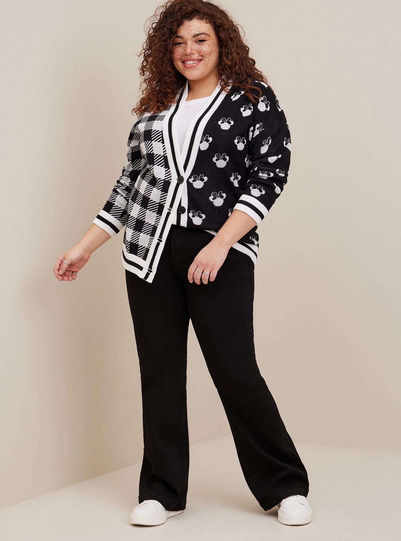 Plus Size - Disney Minnie Mouse Jacquard Cardigan Sweater - Torrid