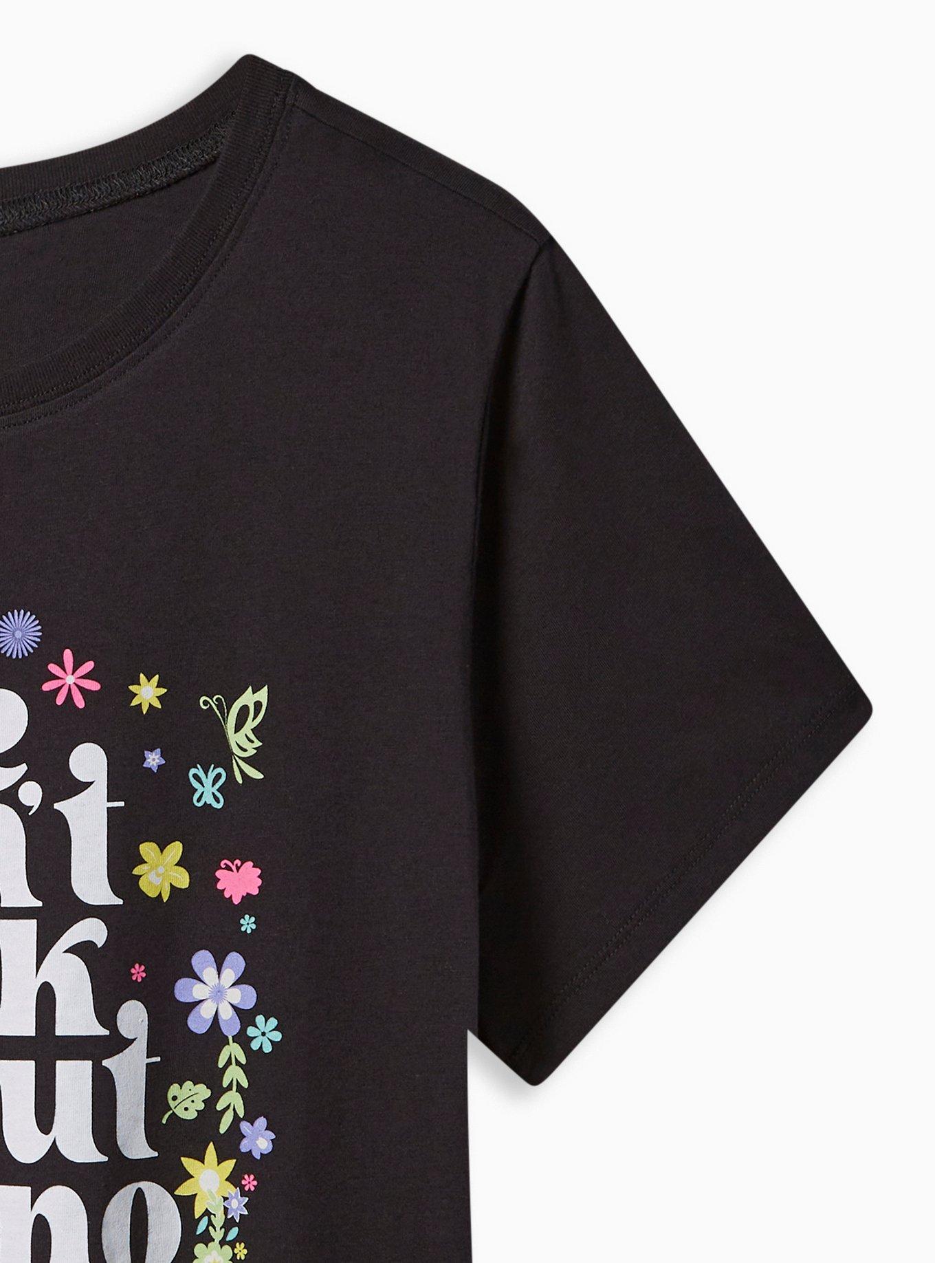 Plus Size  Disney Encanto Classic Fit Cotton Crew Top, DEEP BLACK, alternate