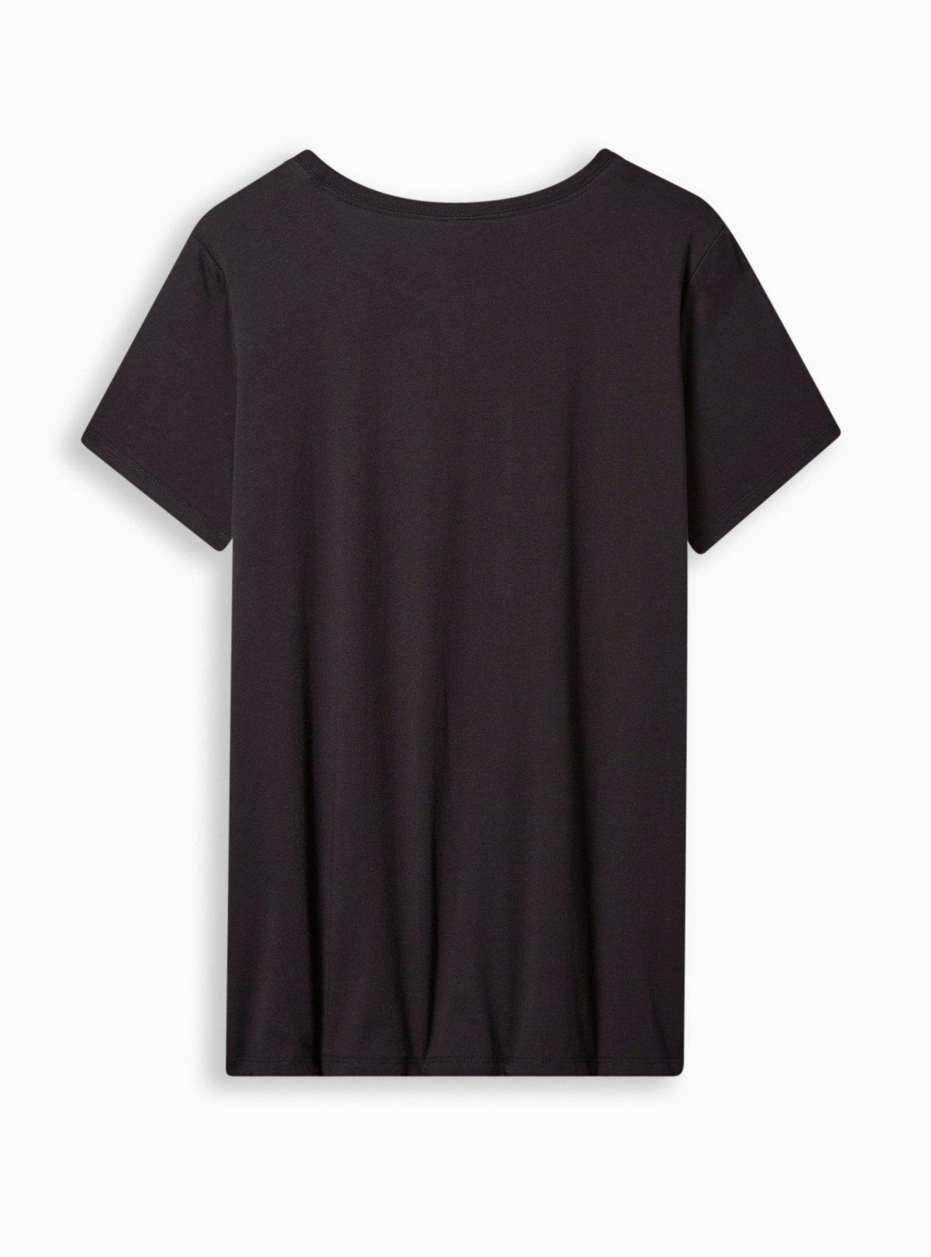 Plus Size  Disney Encanto Classic Fit Cotton Crew Top, DEEP BLACK, alternate