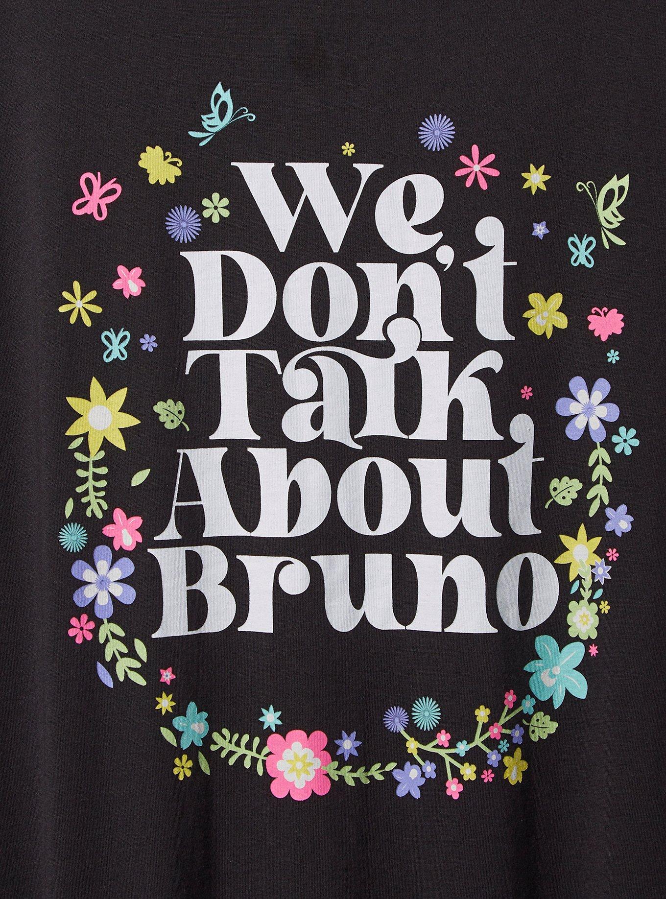 Plus Size  Disney Encanto Classic Fit Cotton Crew Top, DEEP BLACK, alternate