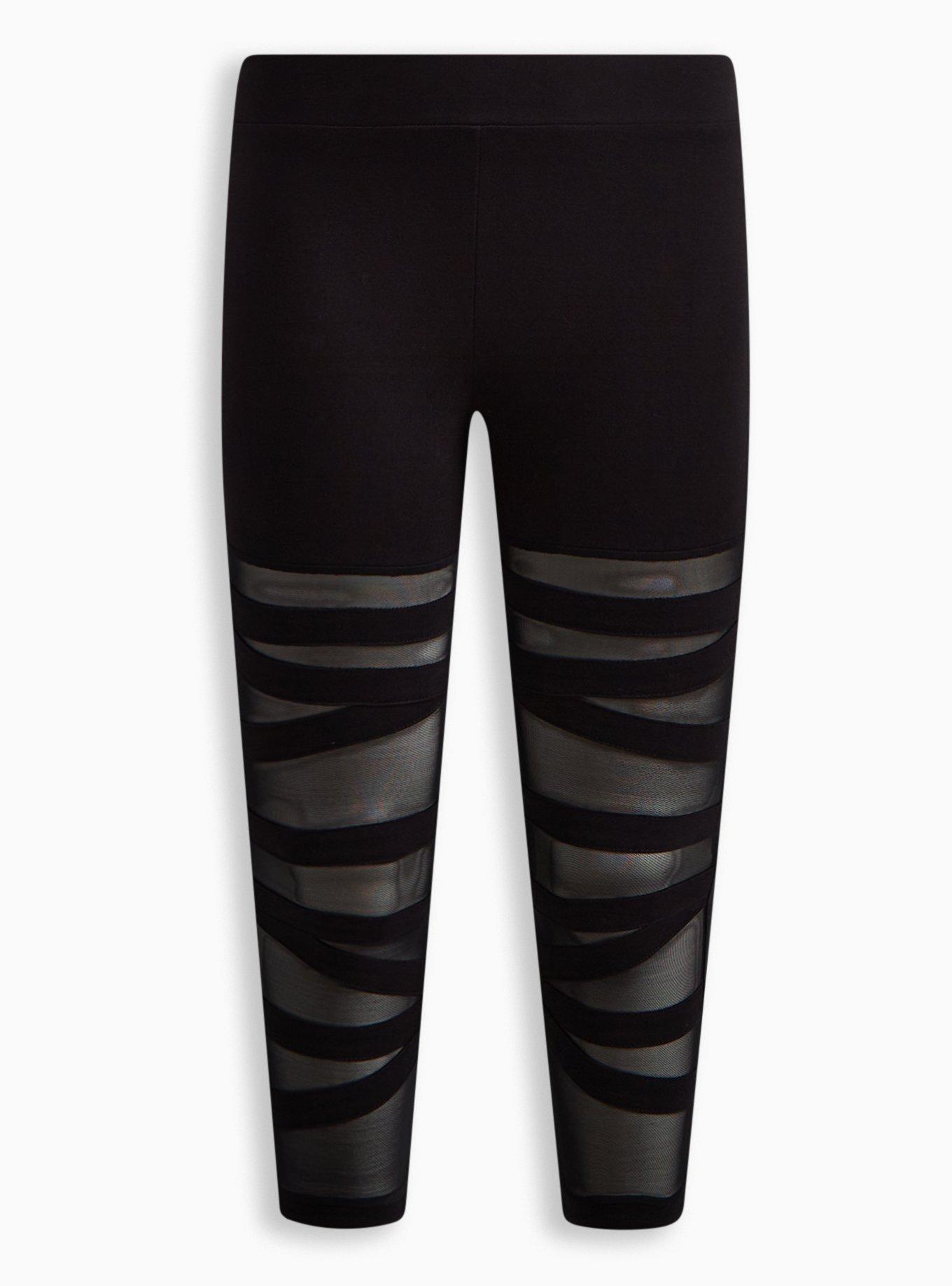 torrid, Pants & Jumpsuits, Torrid Womens Plus Size Mesh Floral Black  Premium Legging Large X 2x 3x 4x