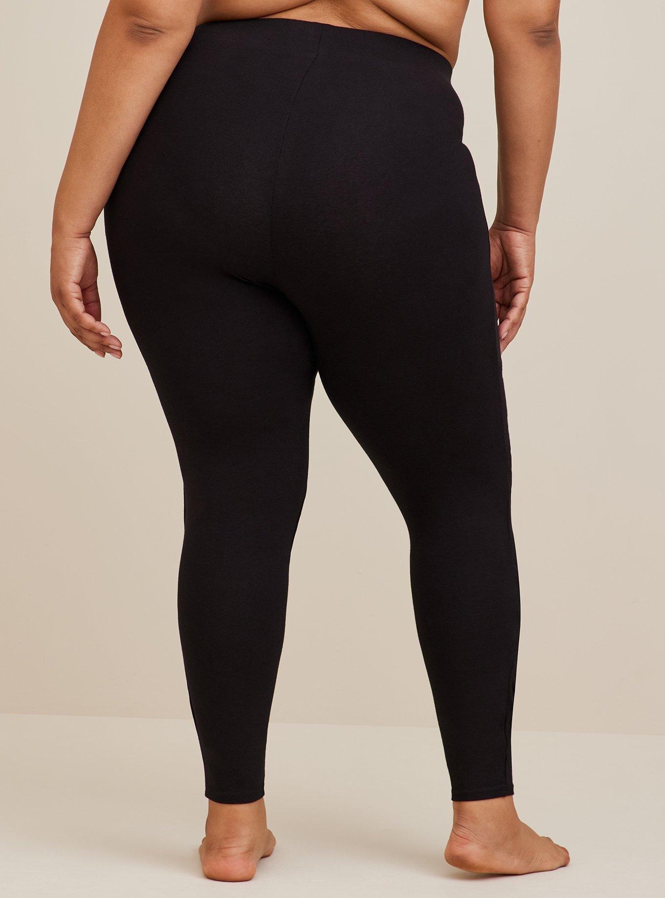 Plus Size - Full Length Signature Waist Mesh Back Bow Legging - Torrid