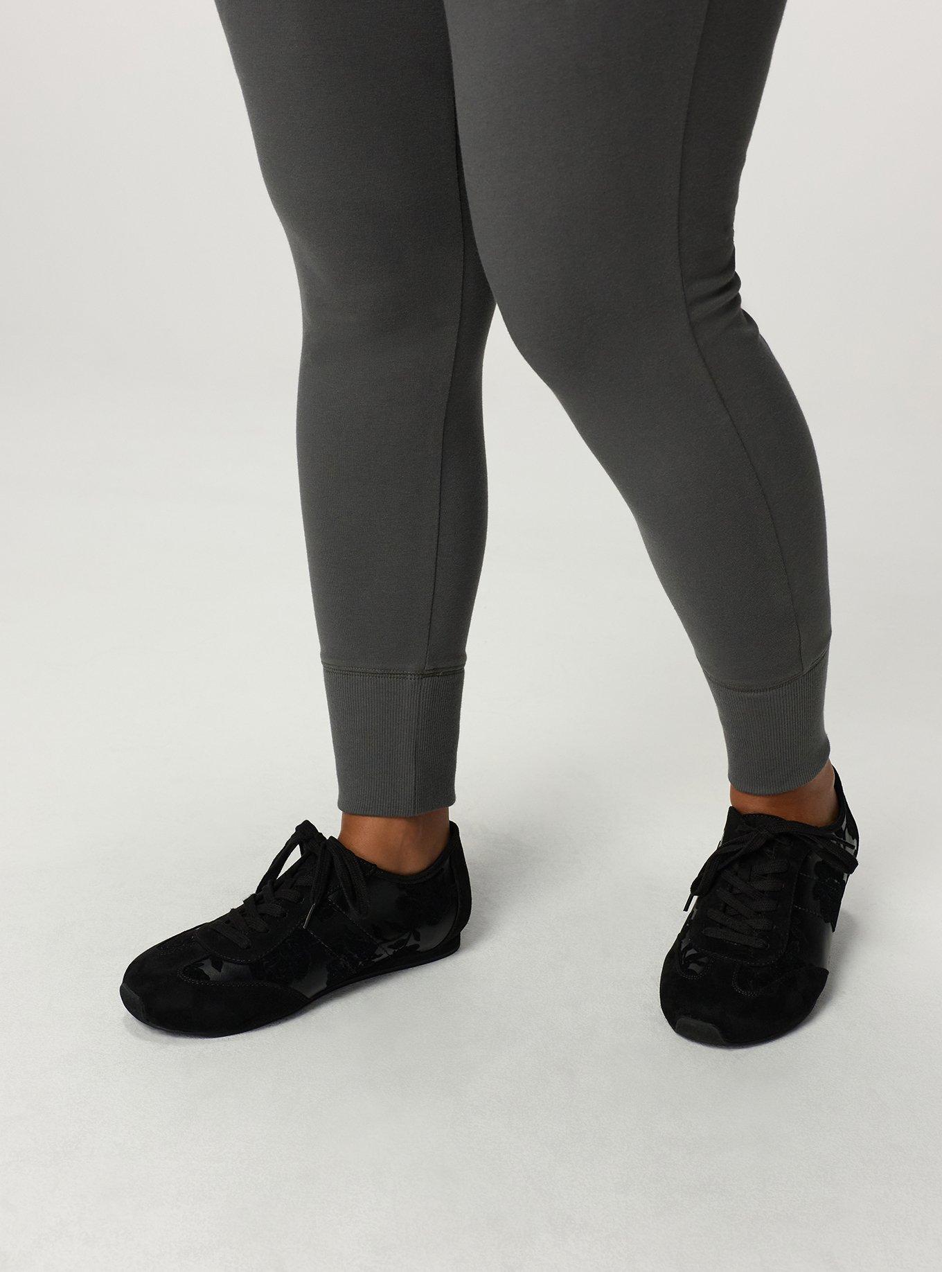 Plus Size Full-Length Jogger Legging, MAGNET, alternate