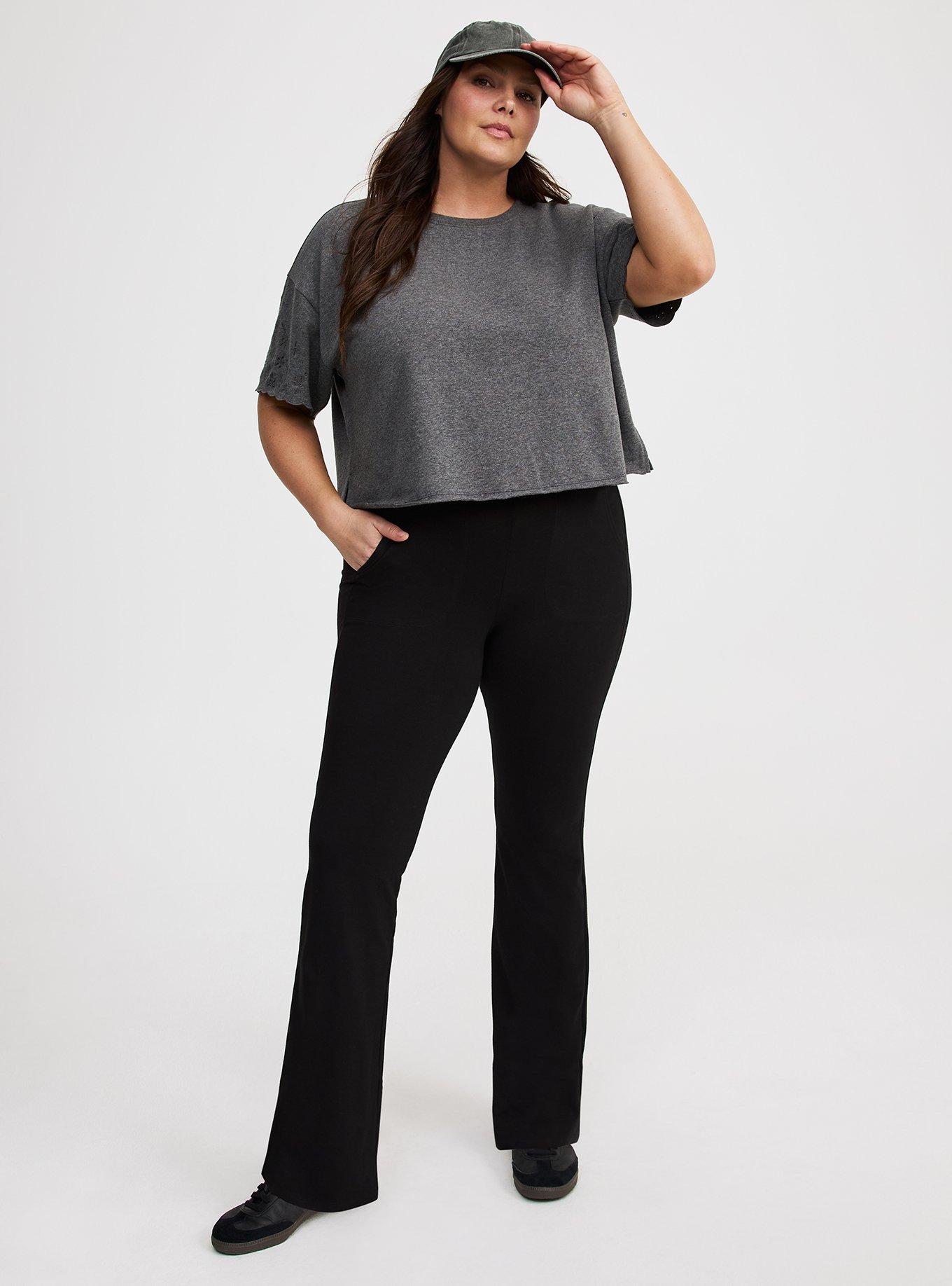 Plus Size - Full Length Signature Waist Moto Legging - Torrid