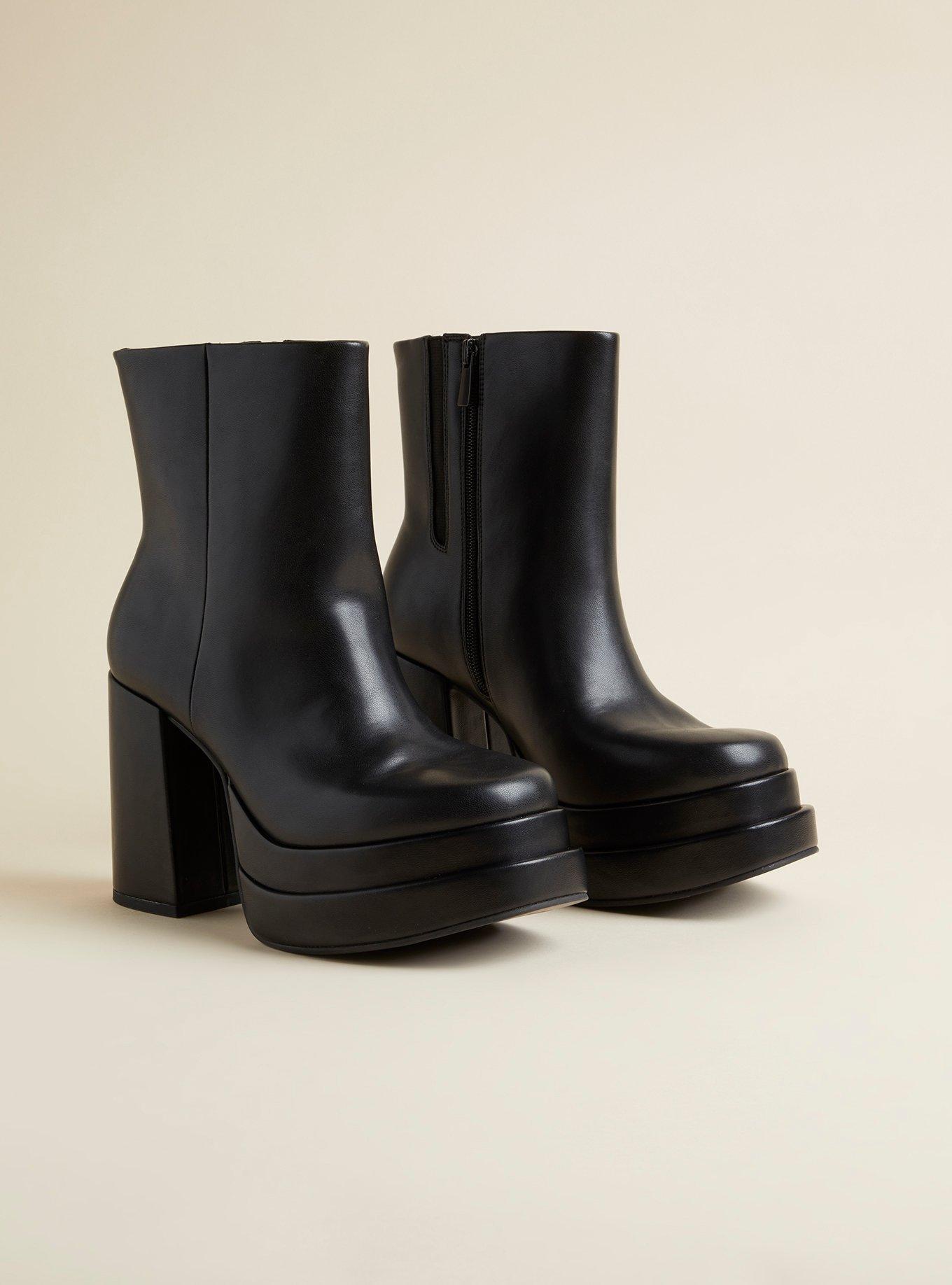 Double platform boots best sale