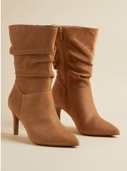 Slouch Pointed Toe Bootie (WW), COGNAC, alternate