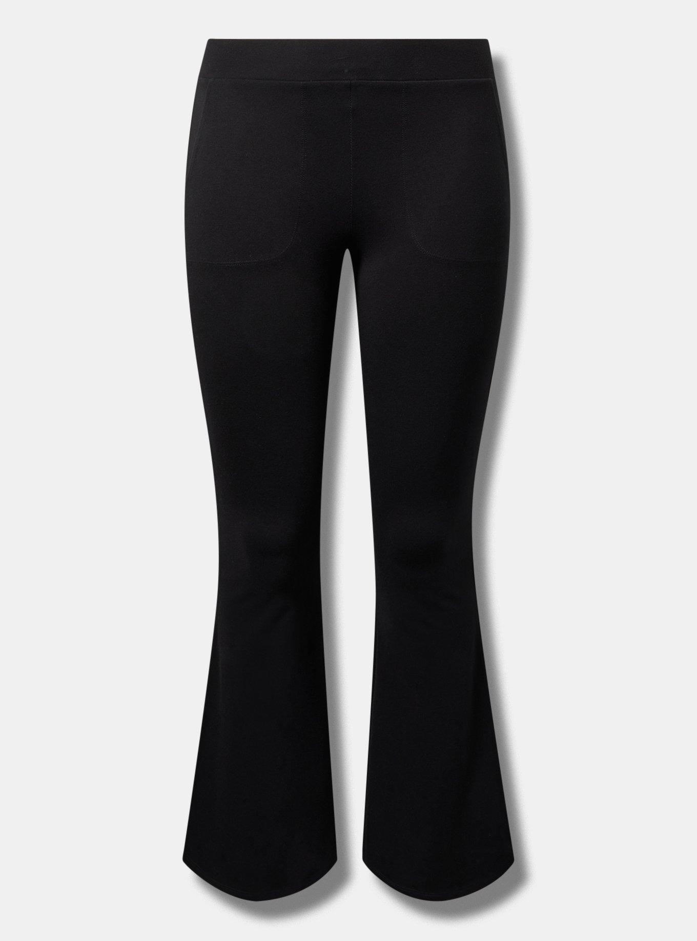 Flare Pocket Leggings - Black