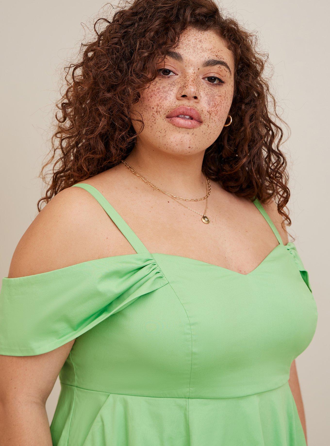 Plus Size - Poplin Dress - Torrid