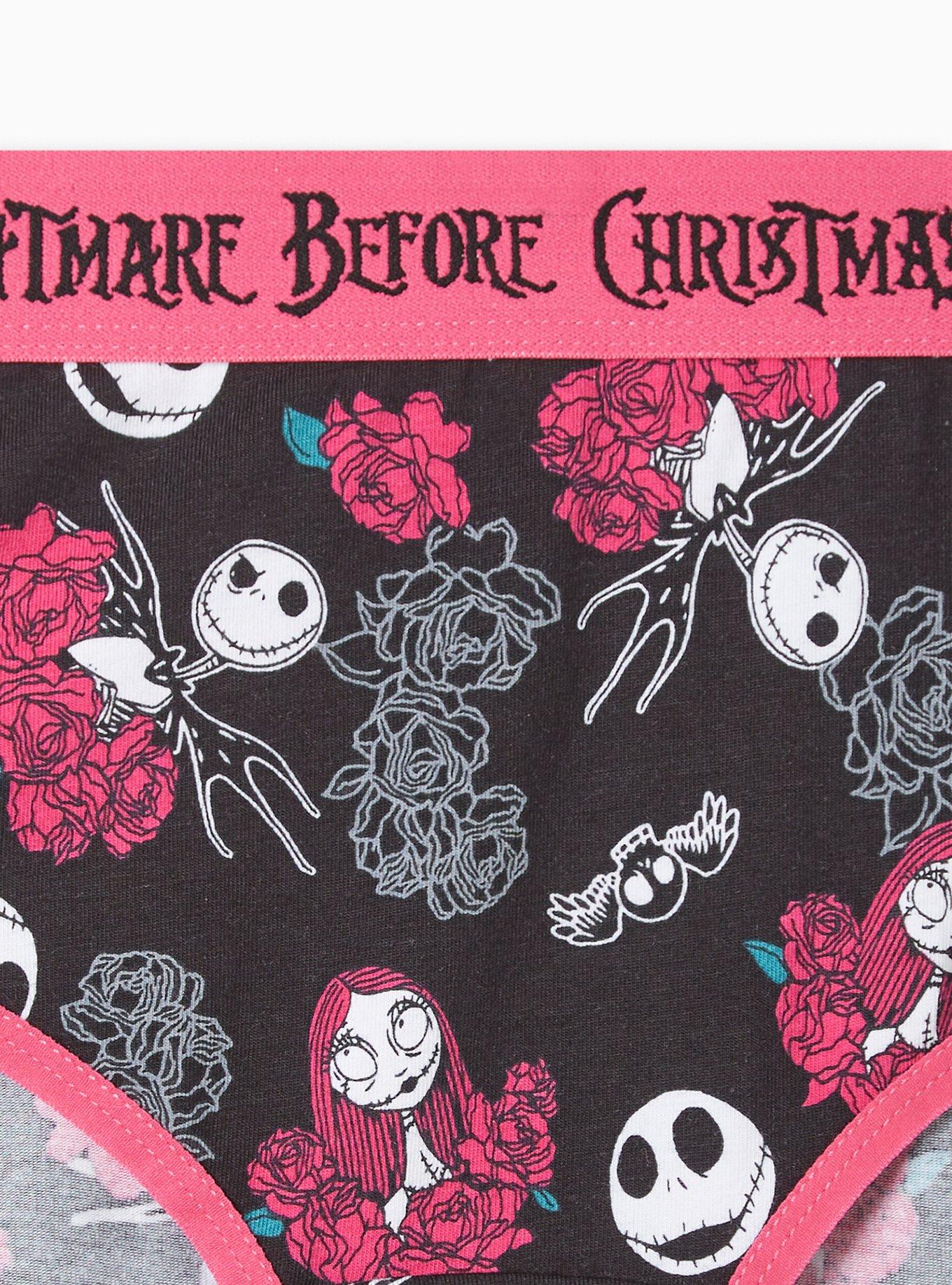 Plus Size The Nightmare Before Christmas Cotton Mid Rise Hipster Panty , NBC CHARACTER TOSS, alternate